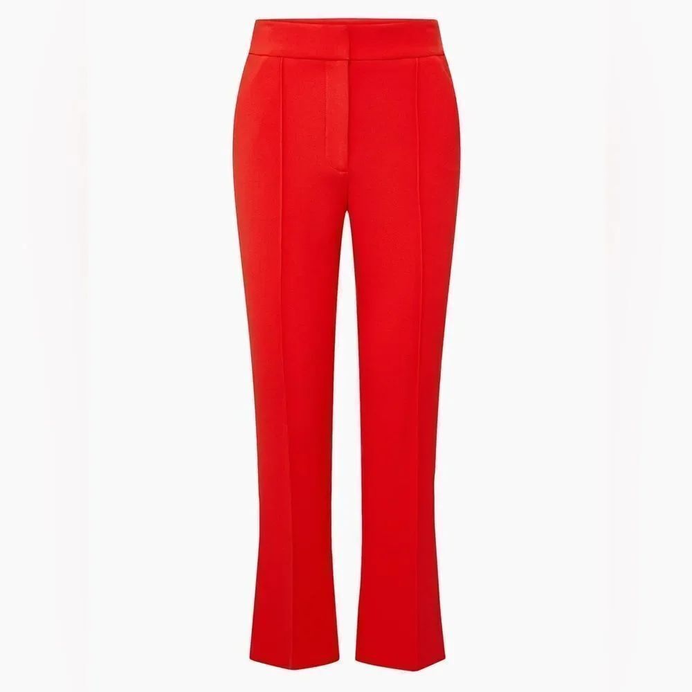 Veronica Beard Tani Ankle-Crop Boot-Cut Pants New